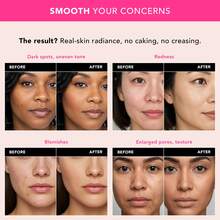 zephoco Peptide Bounce Flexible Foundation W/Marshmallow Extract – Hydrating Serum Cream Foundation For Mature Skin – Lightweight, Natural & Clean Makeup W/Medium Buildable Coverage - (Deep) - Deep - 查看 7