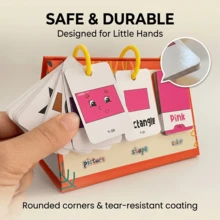 60 PIEZAS Tarjetas de Formas & Colores – Aprende Formas y Colores Tarjetas para Niños – Recurso de Educación Temprana para Preescolar & Jardín de Infantes – Suministros para Maestros – Ayudas de Enseñanza para el Hogar - Multicolor - Ver 6