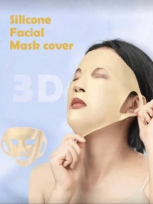 Latex Facial Protective Shield, Waterproof, Prevents Evaporation, Suitable As A Gift For Friends - Multicolor - View 3