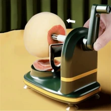 SOKANY 1pc Multi-Function Manual Peeler, Handheld Vegetable And Apple Peeler, Durable ABS Plastic, No Charging Required, Essential Kitchen Tool For Home | Fruit Peeler/Functional Decor | Manual Operation, Kitchen Peeler - Other - View 2