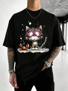 Camisetas de hombre - Negro - Ver 2