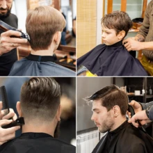Set Alat Salon Rambut Profesional, Termasuk Botol Semprot, Sisir Leher, Sisir Ekor, Jepit Rambut, dan Penutup Leher Sekali Pakai - Set Aksesori Penataan Rambut Multifungsi yang Cocok untuk Memotong dan Mewarnai Rambut - Hitam - View 8