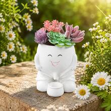 1個創意小便池造型花盆 家居園藝裝飾 北歐藝術設計花盆 - 花盆 - 查看 1