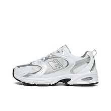 New Balance NB 530 千禧風 情侶 春季 網布合成皮革 低筒跑步鞋 男女同款 銀白色 - 銀白色 - 查看 16