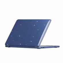 2026新款閃亮筆電保護殼適用於Macbook Neo 13吋 A3404 100%匹配原廠配色 防刮易安裝 A18 Pro 霓虹保護殼 閃耀靛藍、柑橘、腮紅配色 - 彩色 - 查看 14