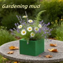 1/2pcs Fresh Floral Foam Blocks, High Density Water-Absorbing Sponge Floral Foam, High Density & Moisture-Retaining Floral Foam Blocks, Green Rectangular Floral Foam Blocks, Suitable For Flower Baskets, Weddings, Flower Shops, Birthdays And Other Occasions - Floral Clay Blocks - View 11