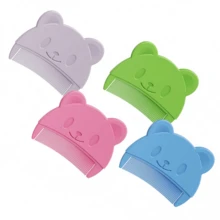 4pcs Bear-Shape Baby Comb, Bath Comb Remove Cradle Cap For Newborn, Baby Shower Gift - Multicolor - View 7