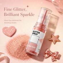 Glitter Spray, Rose Gold Shimmer Spray, Holographic Pearlescent Metallic Glitter, For Baking Surface Decoration, DIY Crafts, Wedding And Party Decor - 1 Item - View 17