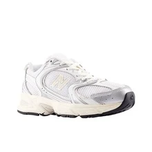 New Balance NB 530 Comfortable, Versatile, Shock-Absorbing, Durable, Breathable Low-Top Casual Running Shoes, Unisex, White/Silver - Silver - View 2