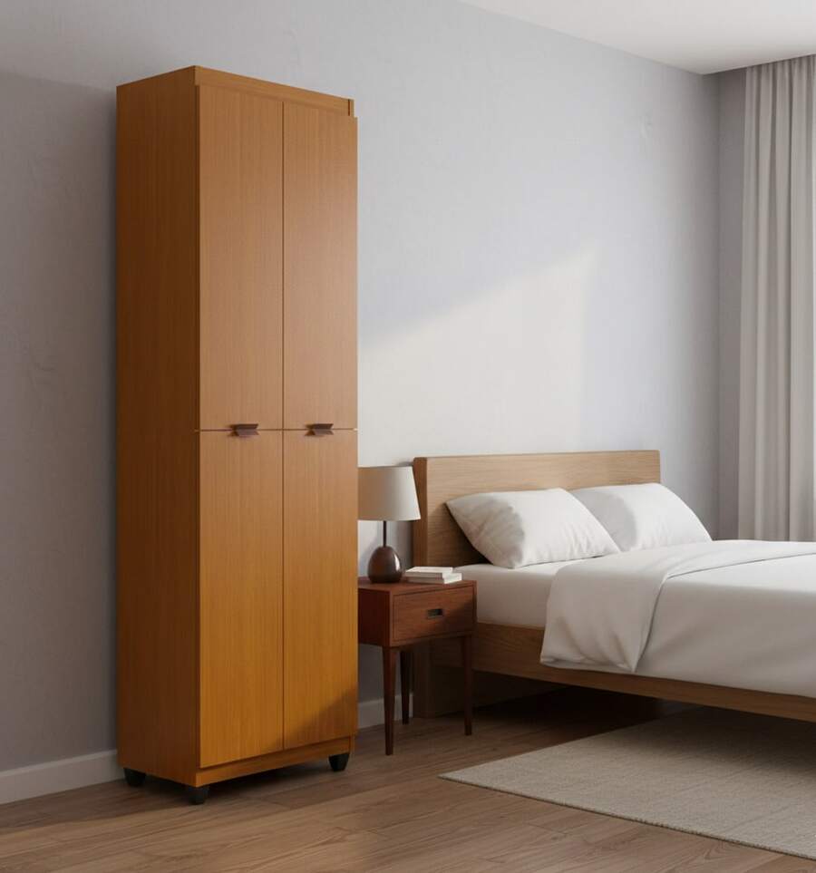 Clean Multipurpose Cabinet With 4 Doors And 6 Shelves, Organizer For Laundry Room, Bedroom, And Kitchen. - 卡其色 - 查看 1