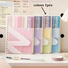 Portable Multi-Functional Sticky Notes, Student Notebook, Office Letter Paper, Self-Adhesive Easy To Use. Suitable For Office, Home, School Use, School Supplies And Back To School Season - B - View 7