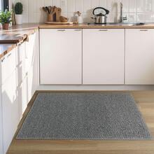 1pc Pineapple Design Doormat, Non-Slip Bottom, Machine Washable, Suitable For Bedroom, Entryway, Kitchen, Living Room, Balcony, Bathroom, Under Sink, Patio, And Other High-Traffic Areas, Soft, Absorbent, Easy To Clean, Decorative And Practical - Grey - View 13