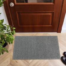 1pc Pineapple Design Doormat, Non-Slip Bottom, Machine Washable, Suitable For Bedroom, Entryway, Kitchen, Living Room, Balcony, Bathroom, Under Sink, Patio, And Other High-Traffic Areas, Soft, Absorbent, Easy To Clean, Decorative And Practical - Grey - View 12