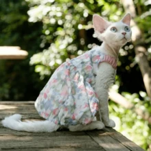 1pc Colorful Breathable Pet Tank Dress, Dog Clothes Cat Clothes Pet Dress - Multicolor - View 6