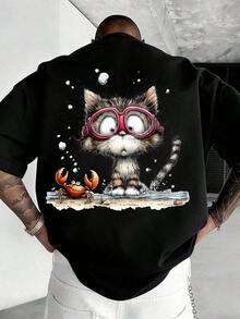 Camisetas de hombre - Negro - Ver 3