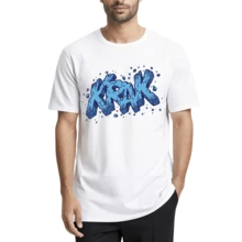 Playera Streetwear para Hombre con Estampado Gráfico Retro de Personaje Animado Vintage "Betty" - Camiseta Negra de Manga Corta, Moda Casual Urbana High Street Aesthetic - Blanco - Ver 3