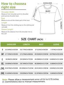 Women's New Summer Cotton T-Shirt, Vintage Washed Forest Landscape Print, Breathable Men's T-Shirt For Casual Everyday Couple Outfits - 杏色 - 查看 4