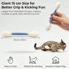 Đồ chơi cần câu tương tác 6 màu dành cho mèo, bền và dễ thương, giúp mèo con giảm bớt sự nhàm chán, vận động và giảm lo âu, món quà hoàn hảo cho mèo chơi một mình hoặc tương tác với chủ nhân. - Xem 13