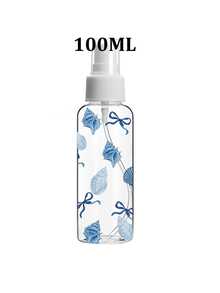 藍色海洋主題噴霧瓶/海螺殼、蝴蝶結圖案 - 可重複使用且便攜的噴霧瓶/旅行必需品/適用於精油、香水和護膚液/適用於美髮沙龍、廚房、浴室和花園/適用於旅行和商務使用(圖案位置隨機) - 彩色 - 查看 12