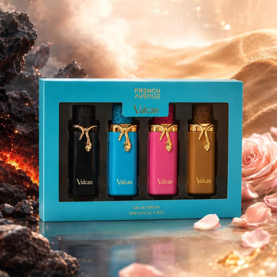 FRENCH AVENUE - VULCAN مجموعة هدايا 30 مل * 4 - عطر مركز - عطور متنوعة - مشاهدة 1