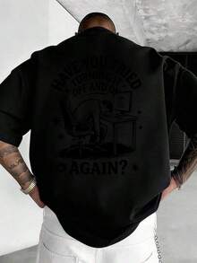 Camisetas de hombre - Negro - Ver 3