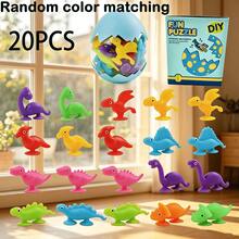 Children's Soft Rubber Dinosaur Suction Cup Puzzle Toys, Bathtub Games, Refrigerator Toys, Window Toys, Perfect Gift For Boys And Girls. 8pcs/16pcs/20pcs/32pcs/40pcs/68pcs/Set Dinosaur Suction Cup Toys - Random Color Matching - Multicolor - View 9