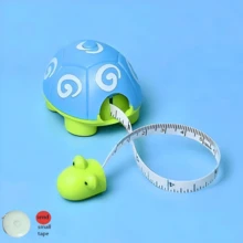 Cute Turtle-Shaped Soft Tape Measure, Portable Retractable Locking Mechanism And Clear Centimeter Scale - Suitable For Tailoring, Home, Waist, Chest, Height Measurement - Durable And Easy To Store, Wipeable Shell And Hanging Ring - Multiple Styles - View 2