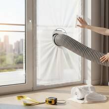 可攜式冷氣與滾筒烘衣機用滑動門窗密封套件，優質 PVC 材質，安裝簡易 - 密封條 - 查看 4
