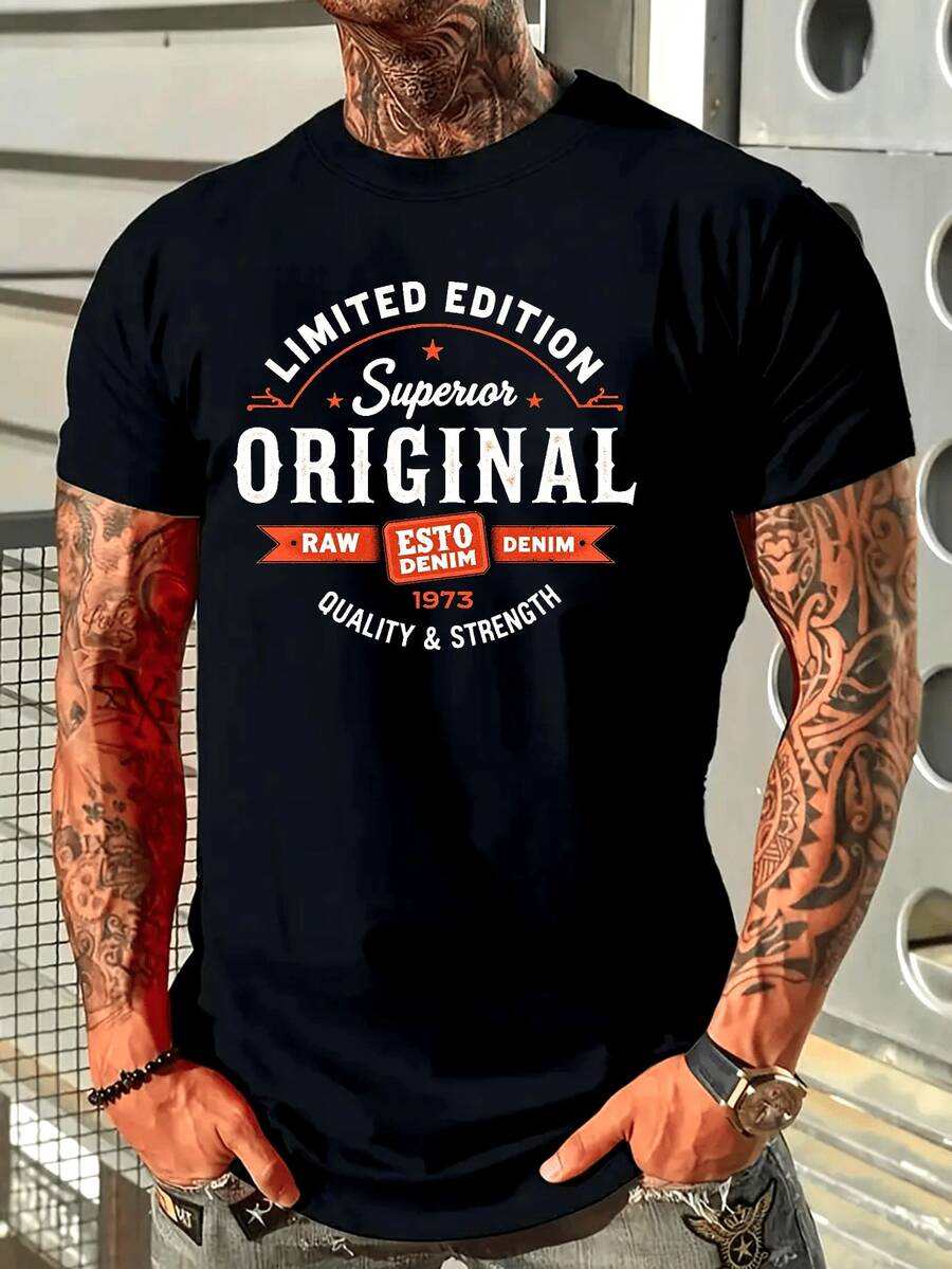 Camisetas de hombre - Negro - Ver 1