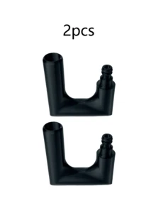 1/2pcs Pool Filler Hook Water Hose Holder, Precise Water Flow Guide Stable Design Pool Pipe Fixer, Non Slip Design Swimming Pool Pipe Holder For Swimming Spa Pond, Black - Multicolor - View 8