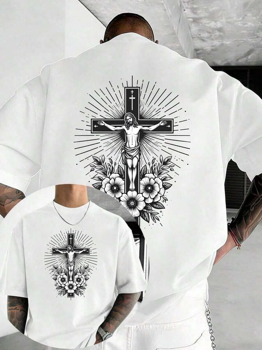 Men T-Shirts - White - View 1