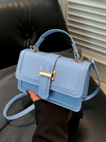 2025 Women's Crocodile - Print Crossbody Bag, Crafted From Premium PU Leather, Boasts A Sophisticated Crocodile - Print Texture. Shoulder Bag,Handbag - Nhiều màu - Xem 14