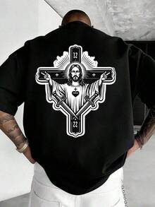 Men T-Shirts - Hitam - View 3
