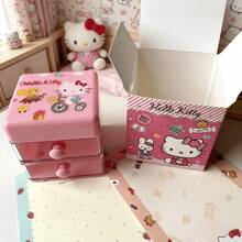 SANRIO 系列 My Melody、Kuromi、Cinnamoroll、Pom Pom Purin、Pochacc 桌面收納盒，多款可選，便攜防漏，亦適用於桌面裝飾與桌面展示架，適合辦公室，可愛風 - 彩色 - 查看 8