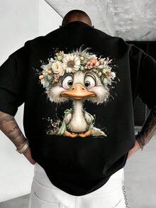 Men T-Shirts - Hitam - View 3