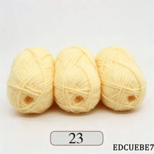 EDCUEBE7 1/3pcs/150g 5股混色米白色壓克力毛線，中粗米白色毛線 - 適合手工編織、手工織布、DIY手工藝、編織和鉤針，柔軟且多功能，適用於DIY鉤針和編織包 - 5股50G毛線 - 查看 111
