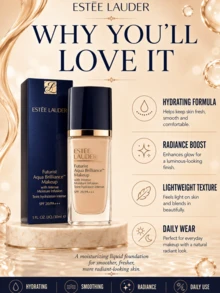 Estée Lauder 未來感水光底妝液，富含強效保濕成分 #2C0 #63 冷調香草 30/15/5/1ml，滋養肌膚、防止氧化、深層補水、長效鎖水、防止脫皮、不緊繃、提亮膚色，適合乾性肌膚，質地滑順貼合、不卡粉，SPF 20/PA+++ 防曬，適合學生、上班族、日常通勤、約會、派對等乾性肌膚場合，送給朋友/女友的理想禮物，日常妝容必備單品 - 2co - 查看 7