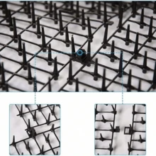 30cm Wide X 150cm Long, Black, Best-Selling Anti-Cat Rolling Mat, Cat Repellent Spike Mat, Balcony/Roof Anti-Pet Stepping Mat, Pet Supplies. - one-size - View 8