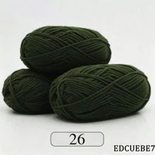 EDCUEBE7 1/3pcs/150g 5股混色米白色壓克力毛線，中粗米白色毛線 - 適合手工編織、手工織布、DIY手工藝、編織和鉤針，柔軟且多功能，適用於DIY鉤針和編織包 - 5股50G毛線 - 查看 140