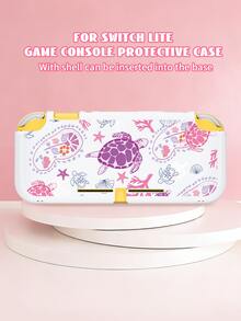 New Switch 2 (2025) Game Console Protective Case, 1pc Purple Coral Turtle Ocean Pattern, Compatible With Switch NS/Switch OLED Game Console Protective Case, New 2nd Generation, TPU Soft Shell, Universal Protective Cover, Switch Controller Protective Case, Switch Game Accessories, Universal Storage Bag, Shockproof, Anti-Slip, Scratch-Resistant, Beautiful, Best Choice For Family And Friends - View 6