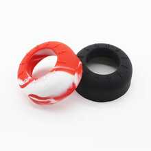2pcs Round Baseball Bat Silicone Grip Covers, Random Mixed Colors, Anti-Slip Shock-Absorbing Bat Grip, Comfortable Replacement Handle Sleeve, Universal Accessory For Baseball/Softball Bats - Circular Ring - View 6