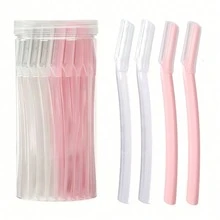 12pcs Safety Eyebrow Trimmer & Razor, Exfoliating & Hair Removal Tools, Body & Facial Eyebrow Shaver, Multi-Color Depilation Tools, Beginner Eyebrow Shaping Tool Set,Back-To-School Season Essentials,Eyebrow Shaping Kit,Eyebrow Trimmer - Multicolor - View 10