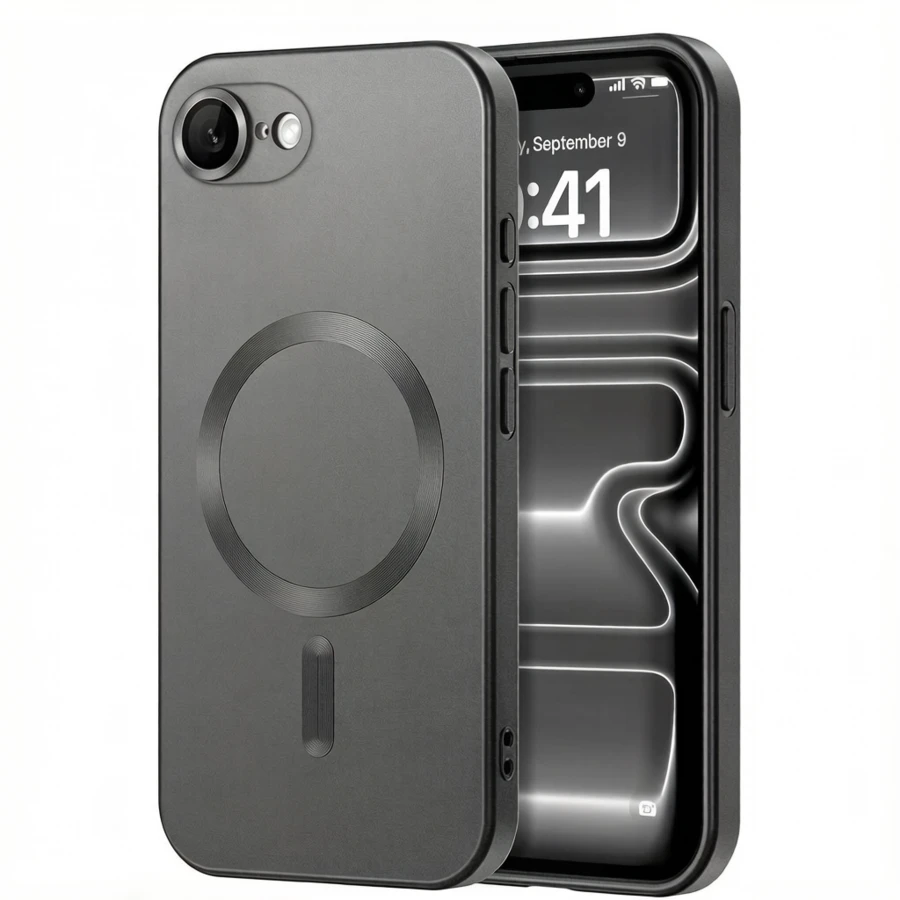 Funda de teléfono con carga inalámbrica magnética y protección de cámara para iPhone 17 Pro Max, 16, 15, 14, 13, 12, 11 Pro Plus, 17e