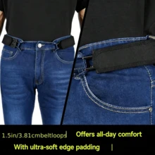 1Pc/2/3/4Pcs Hook-And-Loop Elastic Waistband, No-Buckle Invisible Waist Closure, Hook And Loop Fastener, No-Buckle System Suitable For Hunting, Fishing, Camping - Compatible With Uniforms, Outdoor Activities (Fitted Style) - Multicolor - View 6
