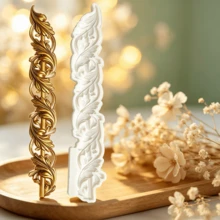 Exquisite Baroque Style Three-Dimensional Curly Grass Pattern Candy Mold, Natural And Fresh Flower And Bird Shape Jelly Mold, Suitable For Animal And Plant Theme Party Decoration, Can Be Used To Make Chocolate, Ice Cream, Key Chain Pendants - View 12