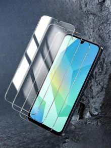 CSDZ مجموعة 3 قطع متوافقة مع S24+A54 5G S23 M31s A15 A03S A54 5G، فيلم حماية شفاف عالي الدقة، مقاوم للماء والخدش والسقوط، إكسسوارات الهاتف المحمول، سهل التركيب، مادة زجاجية، واقي شاشة متوافق مع S24، واقي شاشة متوافق مع A15 5g، (الإصدار الدولي بدلاً من الإصدار المحلي) - متعدد الألوان - مشاهدة 3