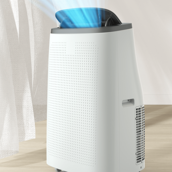 Aire acondicionado portátil de 14000 BTU - 3 en 1: Refrigeración, deshumidificación y ventilador - Silencioso, control remoto, pantalla LED, temporizador de 24 horas, enfría hasta 70 m²