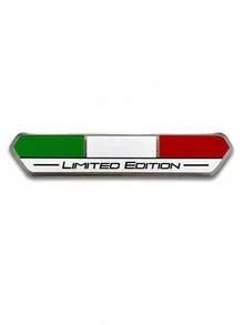 Italian Flag Limited Edition Car Metal Badge – 3 Styles & 3 Sizes, Premium Aluminum Alloy, Waterproof Self-Adhesive, Universal For Sports Cars, SUVs, Sedans & Trucks, Perfect Car Upgrade & Racing Style Decoration - A - View 12