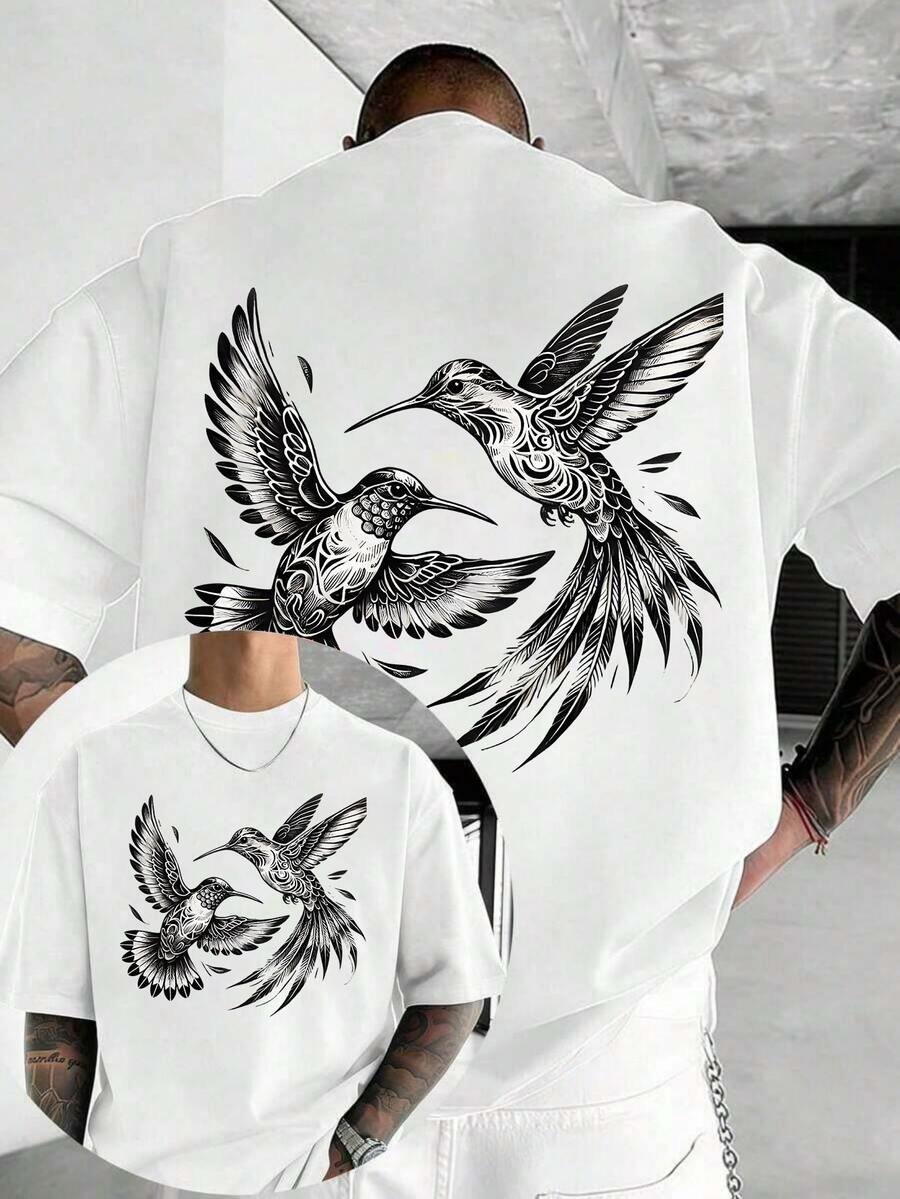 Men T-Shirts - 白色 - 查看 1