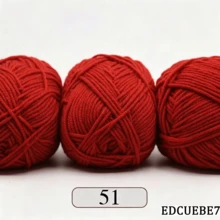 EDCUEBE7 1/3pcs/150g 5股混色米白色壓克力毛線，中粗米白色毛線 - 適合手工編織、手工織布、DIY手工藝、編織和鉤針，柔軟且多功能，適用於DIY鉤針和編織包 - 5股50G毛線 - 查看 109